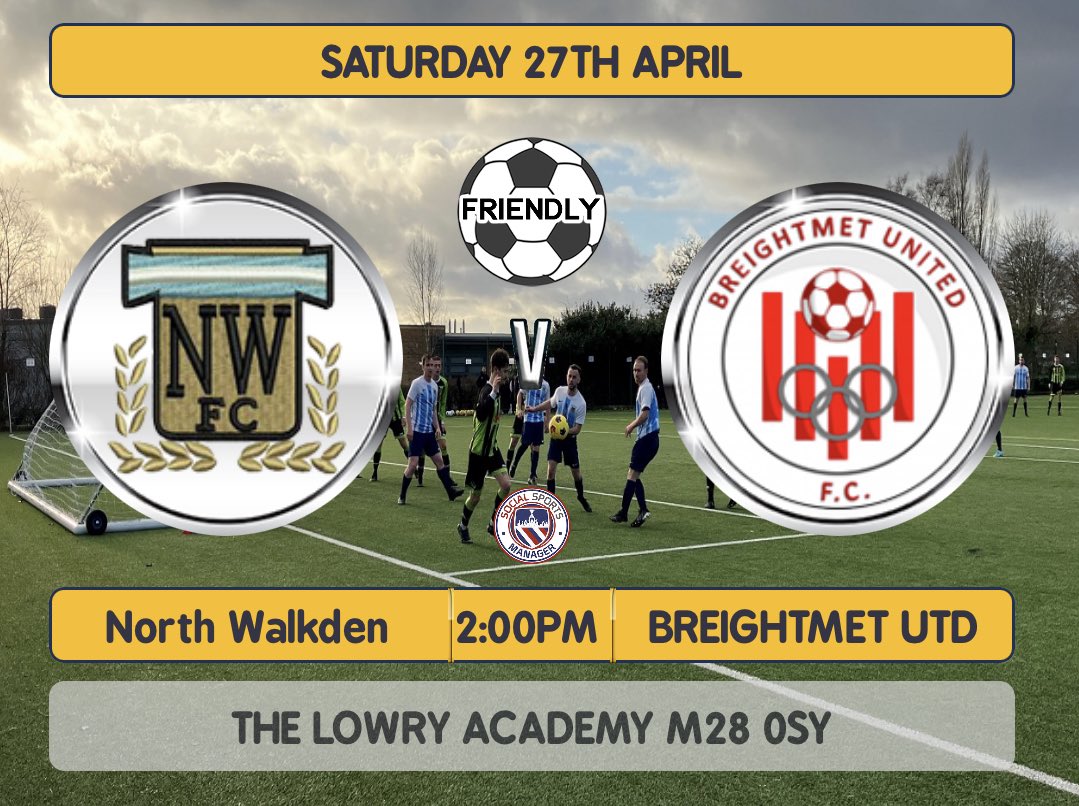 And we go again.. Saturday sees us make the trip over to Salford to take on our mates @north_walkdenfc Res. in what promises to be a great game - so try and get over to cheer the lads on. Not many left till the break now #onceunitedneverdivided Sponsored by @romaclogistics