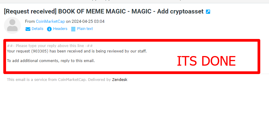 BOOKOFMEMEMAGIC's tweet photo. 🚀 Exciting News! 📣
🌟 Submitting Listing 📈
to Coingecko 🌐
💫 Big things ahead! 🚀
📣 Stay tuned for updates! 👀
🌈 Let's make history together! 💪
🌟 #coingeckoListing #CryptoCommunity 🚀 https://t.co/KgJNvH7qTH