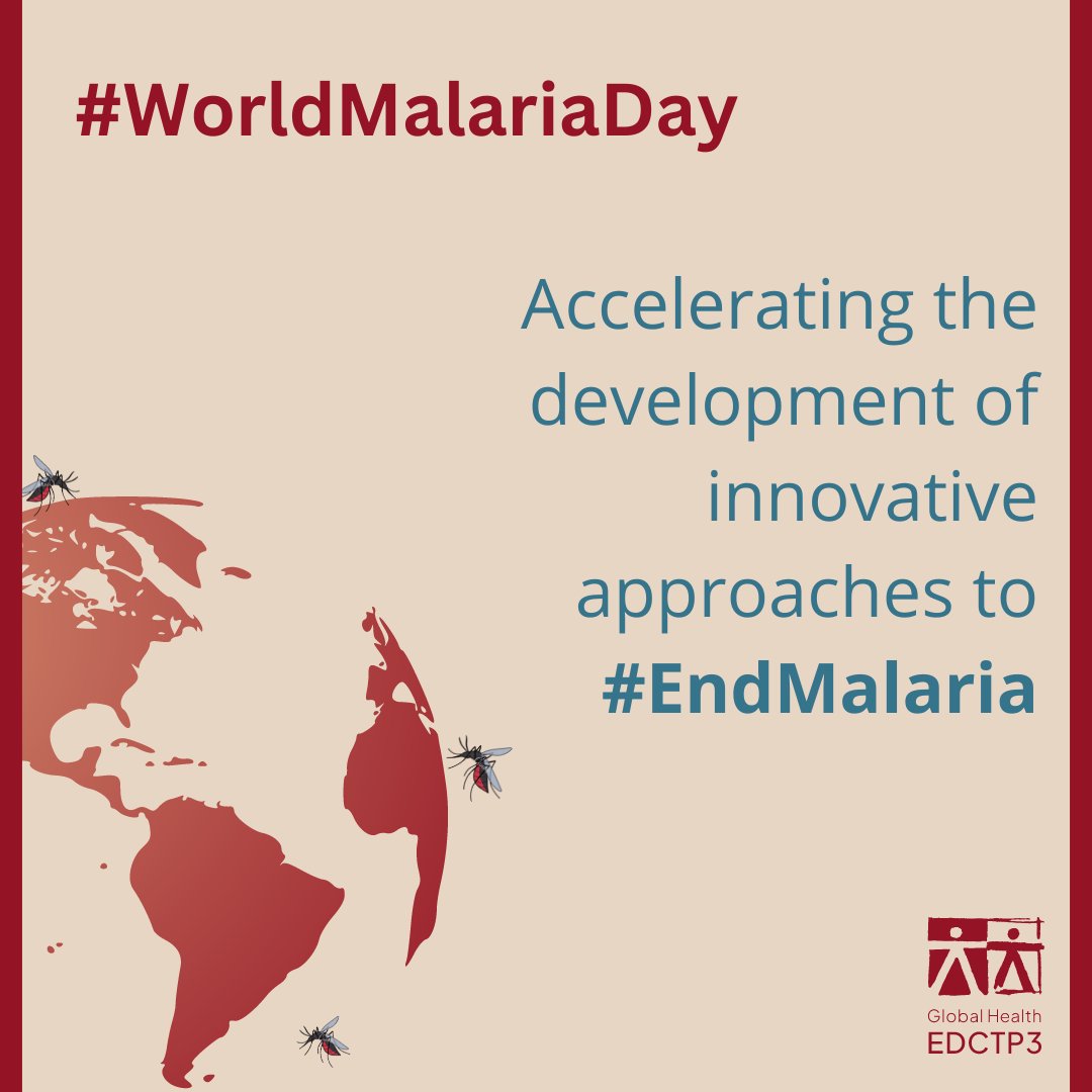 On #WorldMalariaDay find out more about #EDCTP investments in malaria #research: 🔹 New treatments for babies and #children 🔹 Malaria prevention in pregnant #women 🔹 A second malaria #vaccine 🔹 Fighting antimalarial resistance #AMR globalhealth-edctp3.eu/news/world-mal… #EndMalaria