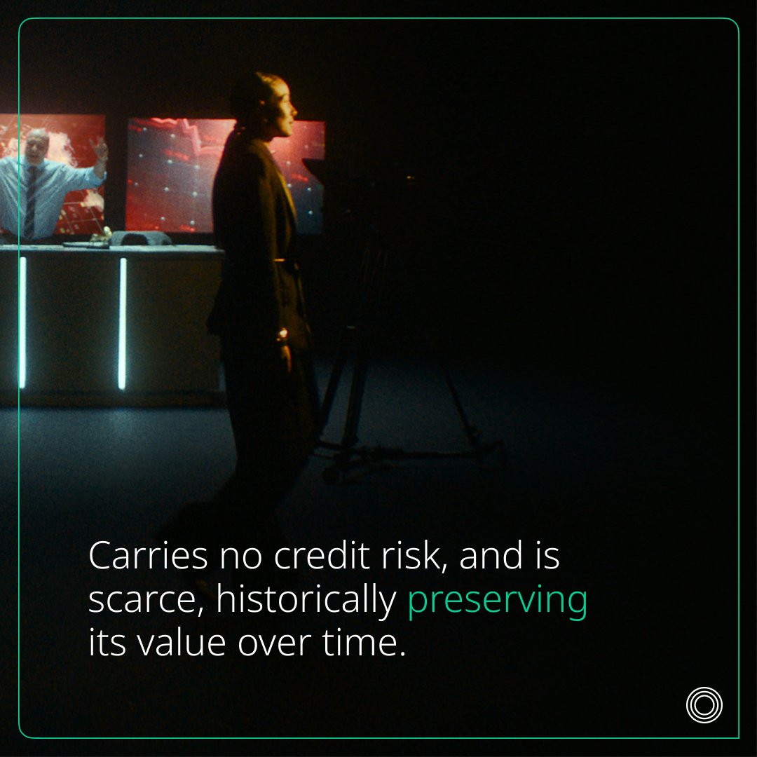 GOLDCOUNCIL's tweet photo. In the chaos of a modern world, some find stability. Discover gold's role in your portfolio.