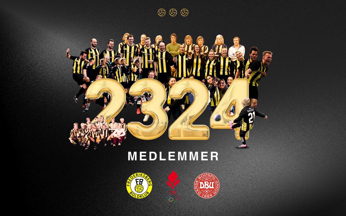 FrederiksbergBK's tweet photo. 𝐅𝐁 𝐇𝐀𝐑 𝐅𝐉𝐄𝐑𝐃𝐄𝐅𝐋𝐄𝐒𝐓 𝐌𝐄𝐃𝐋𝐄𝐌𝐌𝐄𝐑 🇩🇰

Der er kommet nye medlemstal for 2023. Vi har haft fremgang. Vi er således gået fra 2.290 til 2.324 medlemmer. der er indberettet til CFR. 

Se de 30 største fodboldklubber i Danmark her 👇🏻

https://t.co/QAWv2y6u9O https://t.co/AH6d3sCTPG
