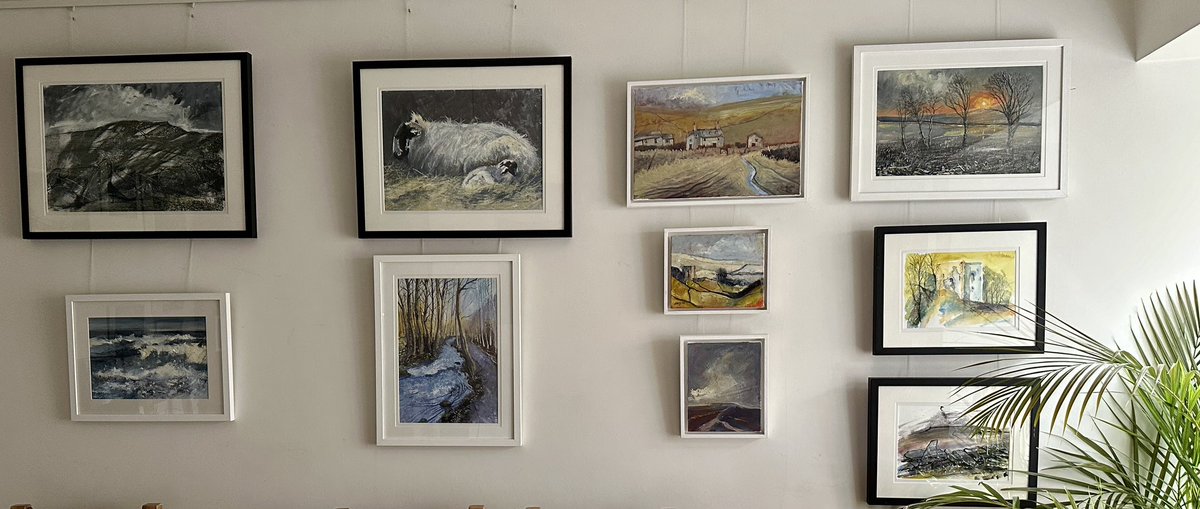 staithesartist's tweet photo. More #picturehanging for @openupsheffield Lots of tweaking to do but getting there. https://t.co/m1ssavag4z