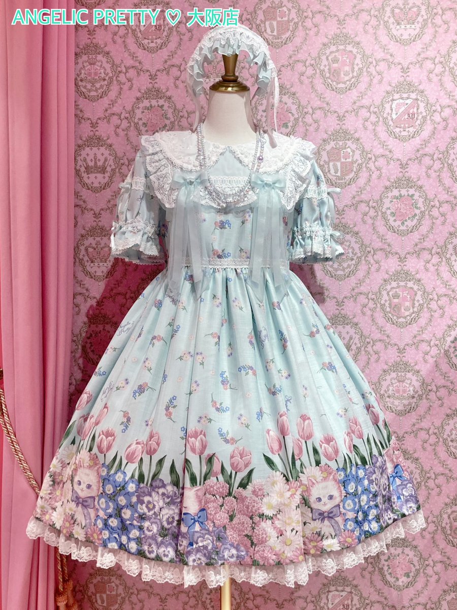 Angelic Pretty ロリータドレス ピンク水色 🎀ℳℐ𝒴𝒰🐇 | ♡ Angelic