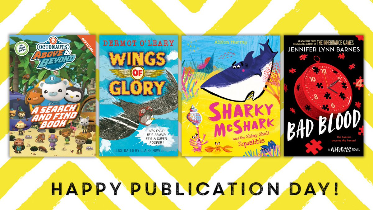 Happy publication day to our wonderful authors and illustrators who have books hitting shelves today! We can't wait to get reading 📚 #OutNow