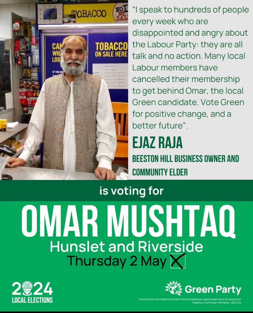 Here in #Hunslet + Riverside, we face many struggles. Yet our communities are rich with good people taking action for change. @Omarmushtaq1990 + I + our team are proud to be working with a great many of them. + huge thanks to all supporting us for the #LocalElections2024. (8)