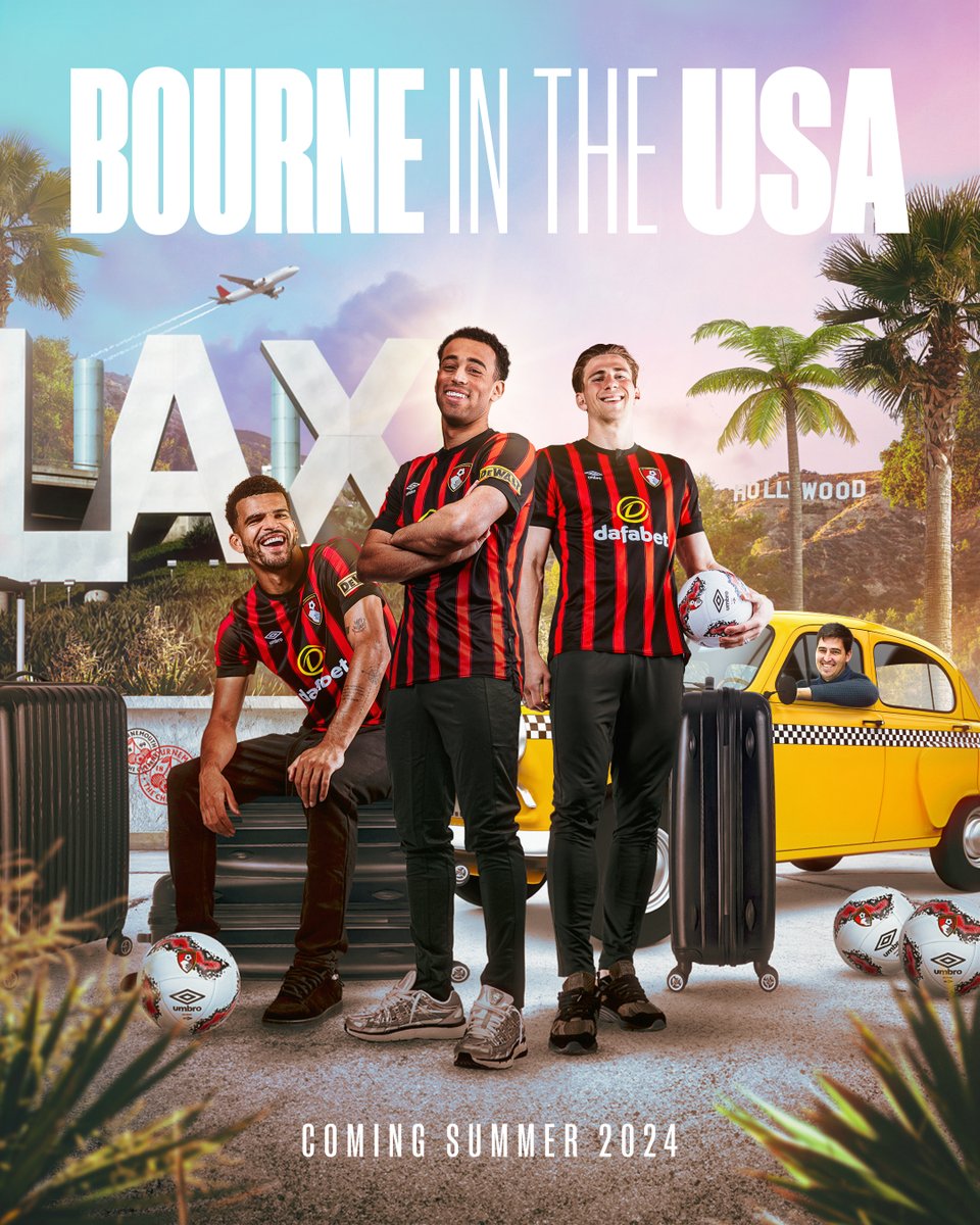 🇺🇸 BOURNE IN THE USA 🇺🇸 We're delighted to announce we'll be preparing for the 2024/25 season in Los Angeles 🔥 Full details: bit.ly/bourne-in-the-…