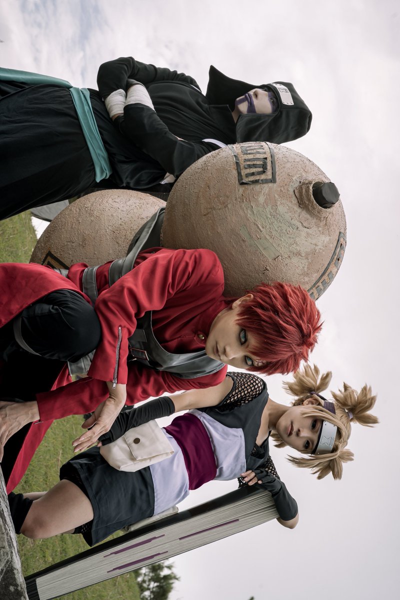 ⚠︎ cos コスプレ
　　　NARUTO         
　　　　　　砂三姉弟

　　　　　　　見　　参　　！！！！

我愛羅　こん
テマリ　@yuuuuka08 
カンクロウ　@Kurou0810 

thanks 📷　@G_Ale_2000 さん
某所許可済み