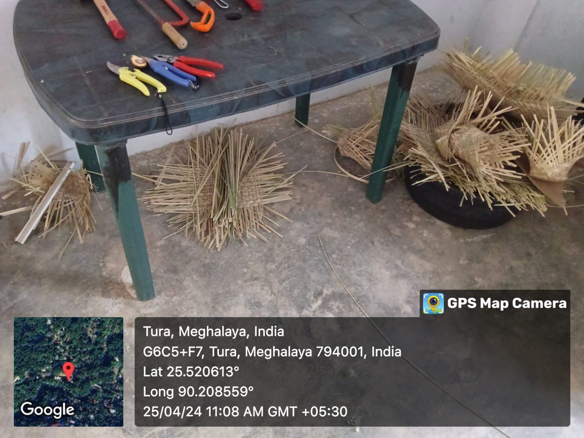 NEHHDC training centre at Tura, Meghalaya aids training for Bamboo Work Artisan job role under PMKVY 4.0 @PMKVY_INDIA @MSDESkillIndia @SmitaChetia1971