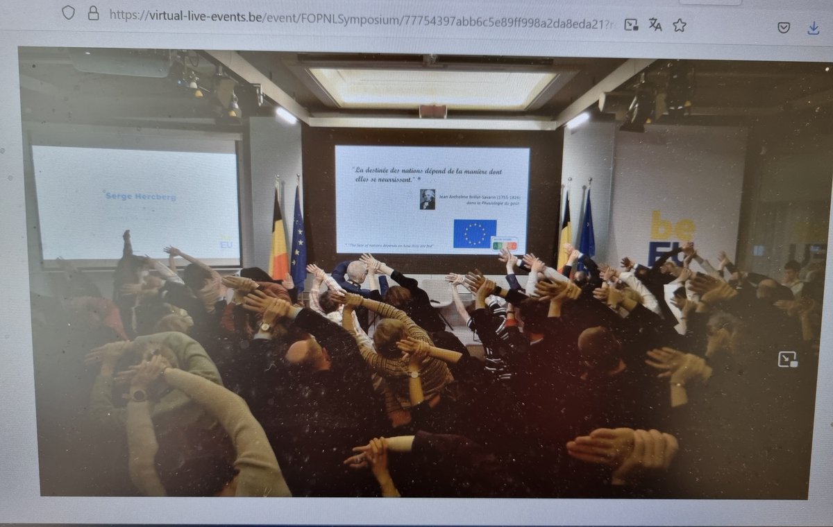 "Health break" at the FOPNL symposium  #NutriScore @EU2024BE #FOPNL