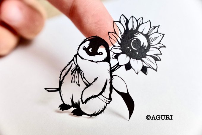 「flower penguin」 illustration images(Latest)