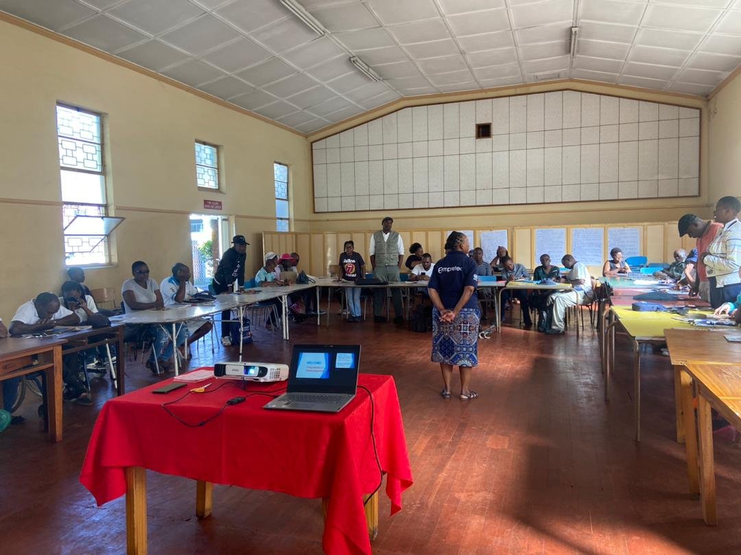 #Happening in Bulawayo.. is a Training. of Cohort 2 participants on Business Skills Training under the Economic Empowerment Project funded by Sightsavers. Empretec trainers are facilitating a 3 day training & 90 participants with disabilities are expected to be trained this week.