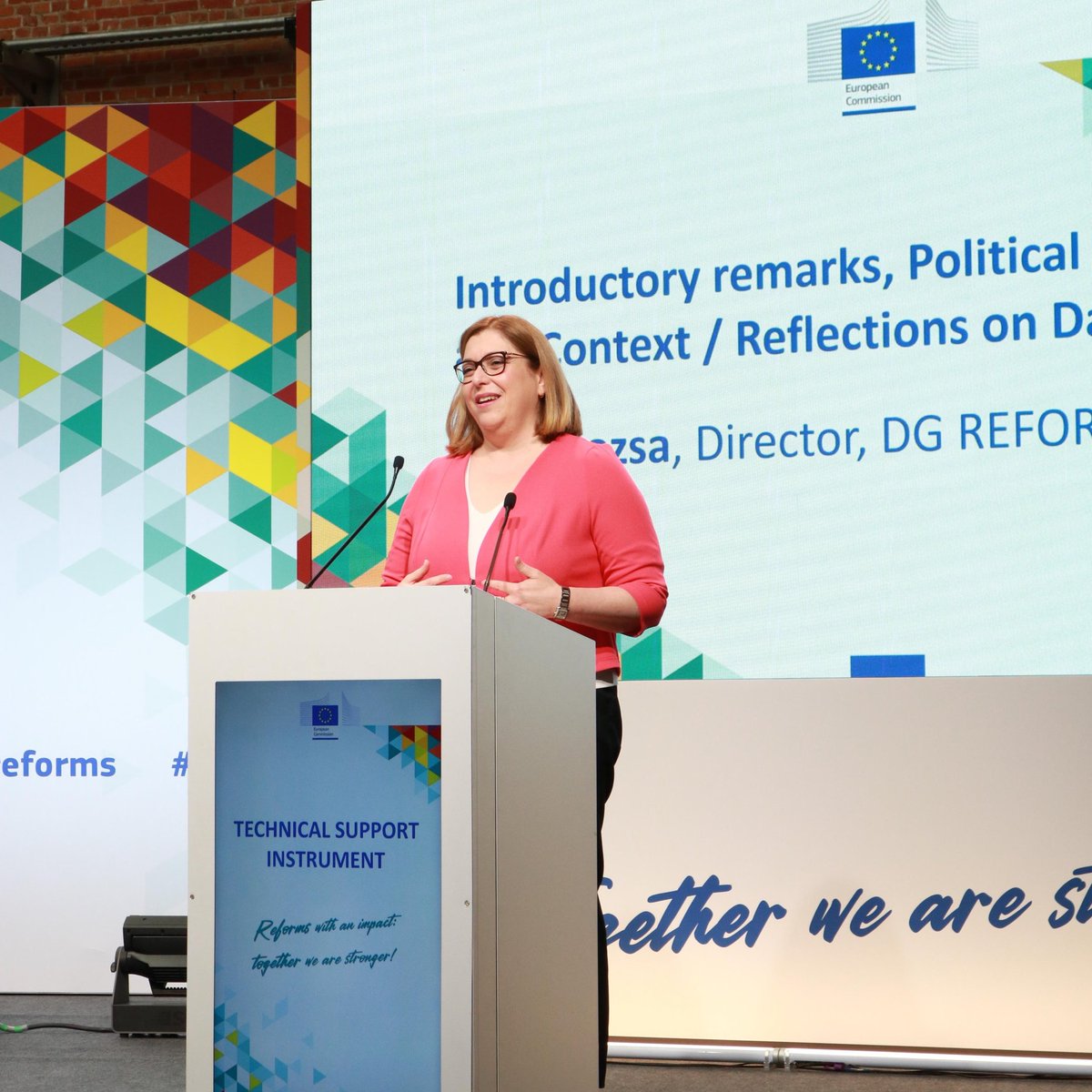 ⚡️The second Day kicked off with introductory remarks and reflections on Day 1 by @Judit_Rozsa, Director, DG REFORM. Diving deeper into EU policy goals! 🇪🇺 📌Watch it live 👉europa.eu/!QVTVM3 #TSIConference