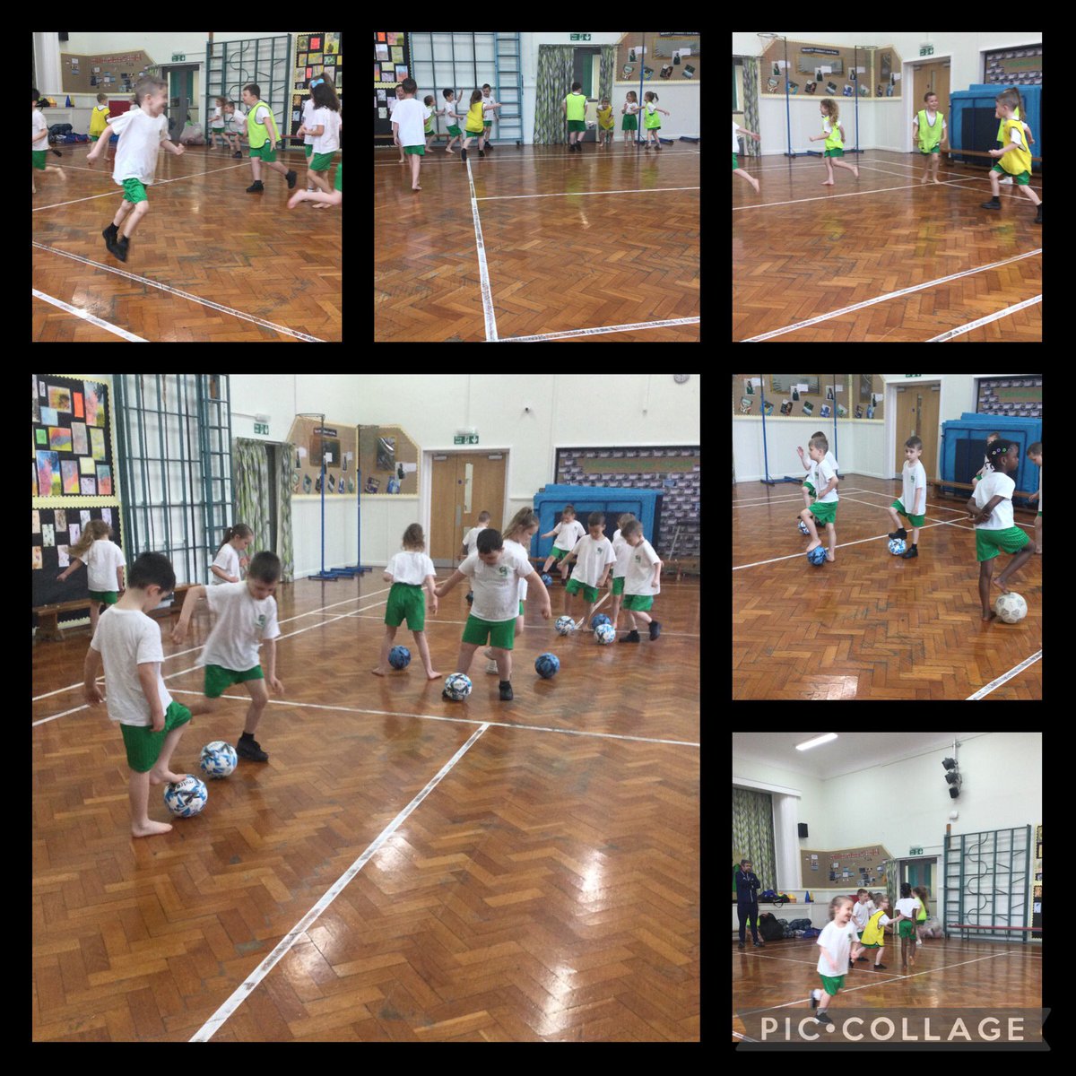 💚Year 1 children playing team games and practicing ball skills.💚@CaldiPrimary @AETAcademies @vianclark @CNicholson_Edu @Claire_Heald @HeadStart_ST @Tees_Issues @MbroCouncil