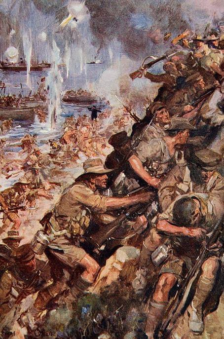 Today 1915 British Empire & French forces landed at Gallipoli. 330,000 British, 79,000 French, 50,000 Australians, 15,000 NZ, c.15,000 Indians and 1,000 Newfoundlanders fought in the campaign.