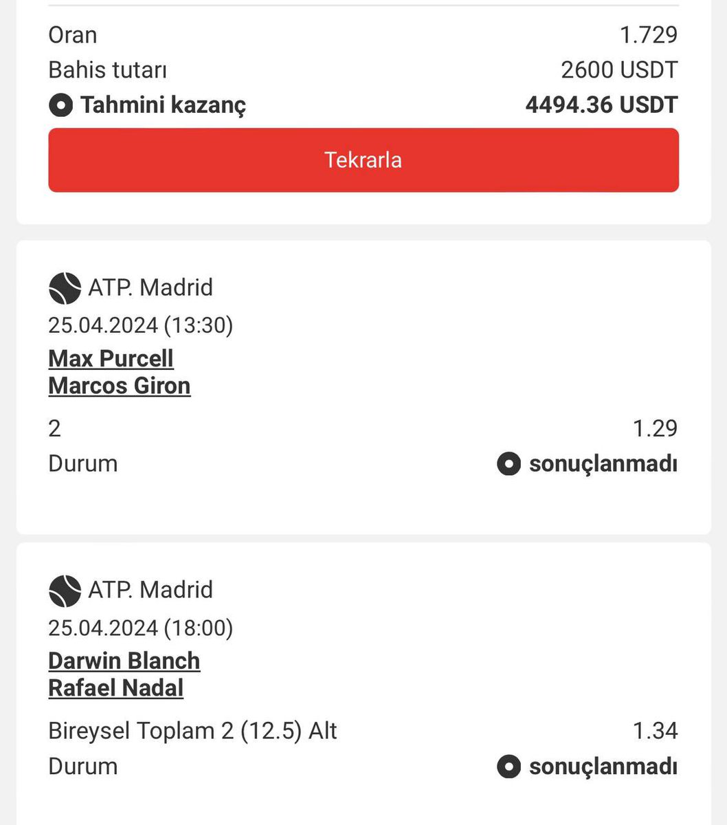 supporter04tns's tweet photo. Günün Kuponu 🎾

📍Kortun hızı Giron ‘un oyun stiline çok uygun. Standart bir gününde neler yapabildiğini de iyi biliyoruz. Formsuz rakibini devirmesi lazım.

📍Nadal ‘ın 16 yaşındaki rakibi yaptığı paylaşımlarla Rafa ‘dan çok çekindiğini gösterdi. Yaşayacağı heyecan ve stres had safhada olacak.

Nadal ‘ın Barcelona sonrası çok iştahlı 1 şekilde korta çıkacağını düşünüyorum.

Setlerde zorlanmadan bu maçı kazanmalı.

İyi şanslar 🍀