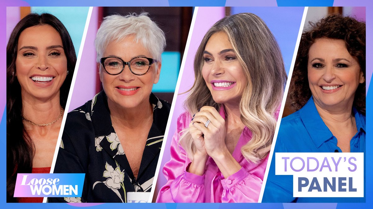 Your Thursday Loose line-up is Christine, Denise, Nadia and after five years, she's back...Ayda Field Williams! 😍 Plus, Dermot O'Leary (@radioleary), will be swapping studios to pay us a visit this lunchtime 🙌