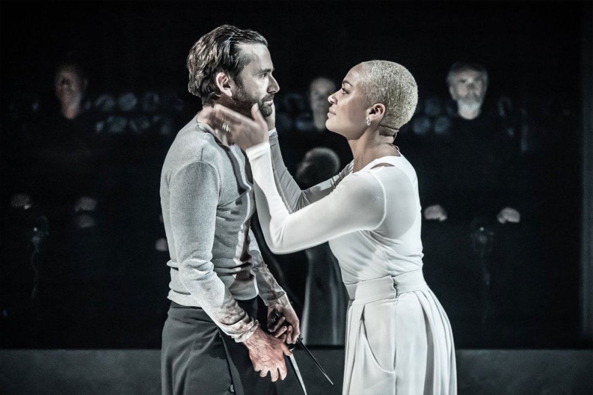 #theatrethursday David Tennant and Cush Jumbo in MACBETH recently at THE DONMAR to transfer to THE HAROLD PINTER THEATRE