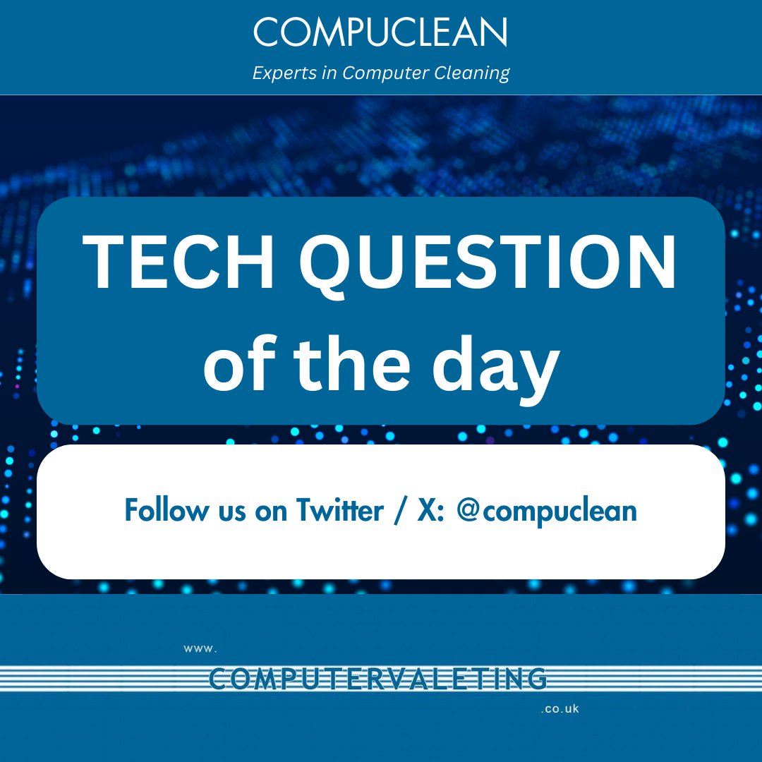 Which tech #gadget could you not live without? #compuclean #nefollowers #cctq