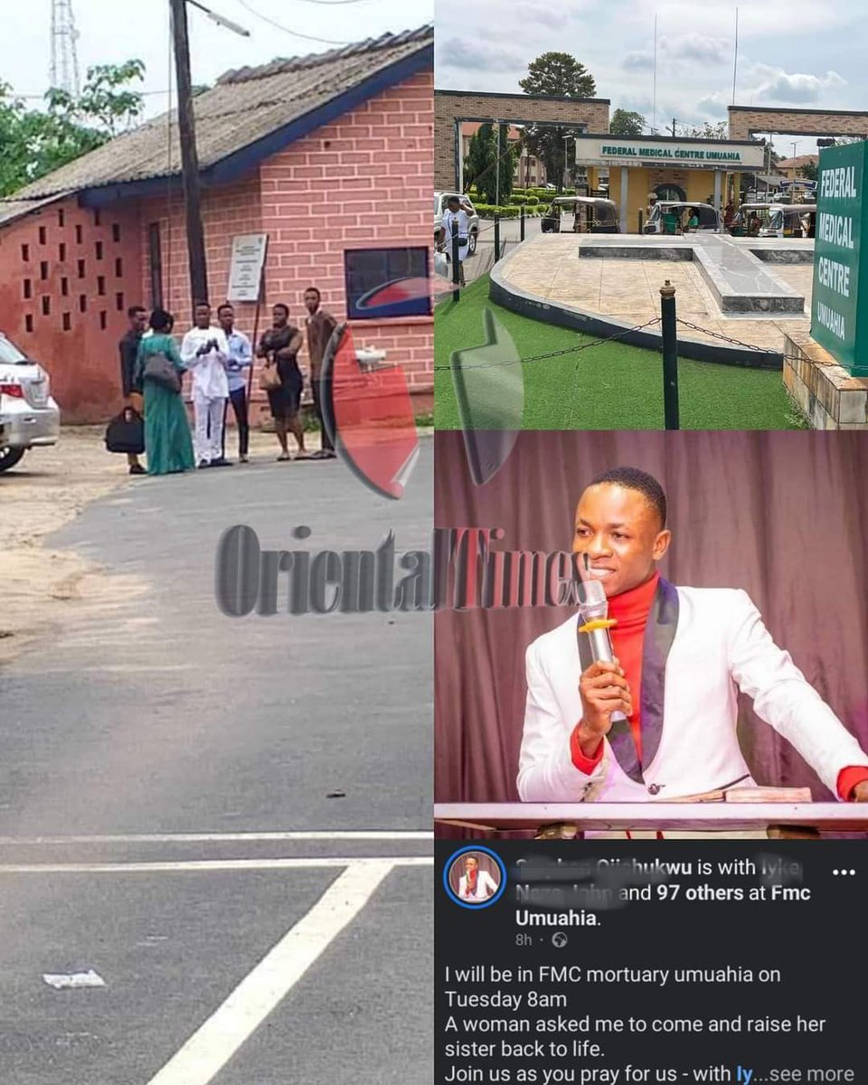 Abia-based Pastor Who Stormed Morτμαry In Federal Medical Centre (FMC) Umuahia To Raise A Dεα∂ Woman Back To Life Sneaks Back Home After His Resurrection Power Left Him Behind; Reveals The Woman Refused To Wake Because Nigerians Didn’t Have Faith In Him Credit: Oriental Times