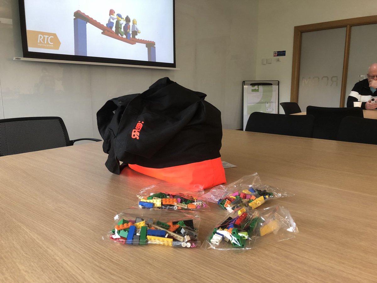 DesignNetNorth's tweet image. I’m at the @3MBIC delivering a Lego Serious Play workshop, as part of the @WestYorkshireCA Supply Chain Programme. And my @lodzdesignfest bag is perfect for transporting those bricks
