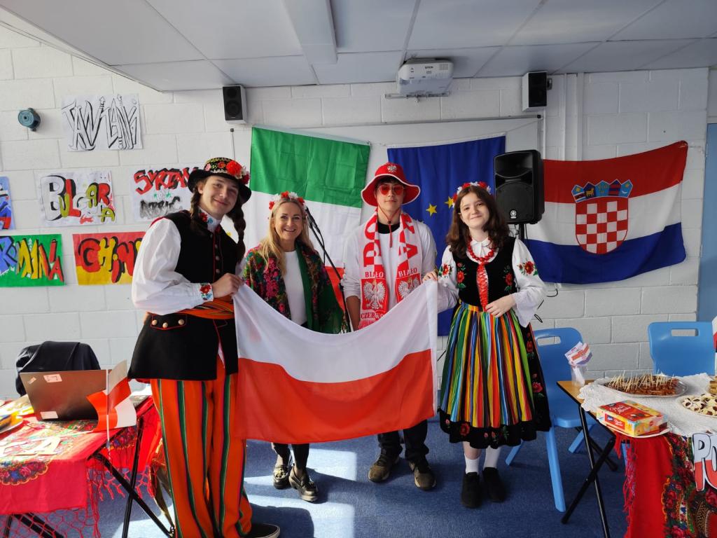 Earlier this week, the school community here @BreifneCollege hosted a multi-cultural event created by student population which was coordinated by Ms. O'Sullivan, EAL. It was a dedicate International Day of celebrations. #celebratedifference