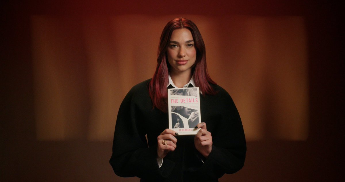 We are delighted to share this short film of multi Grammy-winning, BAFTA-winning, @DUALIPA reading from International Booker Prize shortlisted #TheDetails by Ia Genberg and translated by Kira Josefsson. @TheBookerPrizes ©Booker Prize Foundation/Merman 📽️🔗brnw.ch/Details