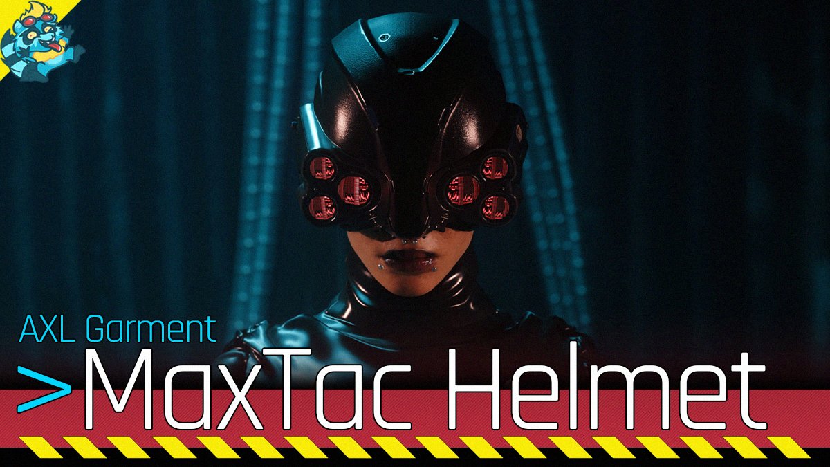 🦝 New Addition: Maxtac Helmet
#Cyberpunk2077 #Mod

This was commissioned by @thesthrnlocust !

For #MascV and #FemV
2 Main colors - 2 LED colors

▶️On Nexus
nexusmods.com/cyberpunk2077/…