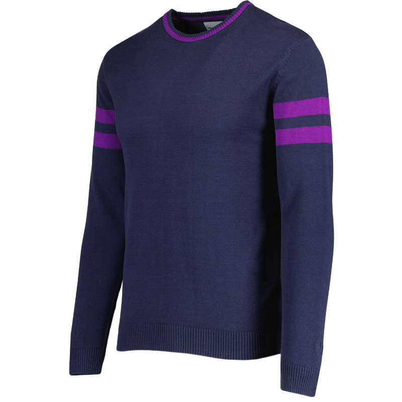 AtomRetro's tweet photo. New in from Madcap England.

The Columbia Sleeve Stripe Knitted Jumper.