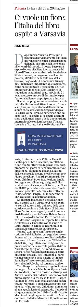 Il sostegno al 📖 🇮🇹 nel mondo. La #DiplomaziaCulturale lega con un filo rosso le partecipazioni come ospiti d’onore alle fiere internazionali del libro di Tunisi, Varsavia e Francoforte con l’iniziativa #ilmondofralerighe. Vogliamo ancora più 📖🇮🇹📖🇮🇹📖🇮🇹 nel 🌏 🌍 🌎.