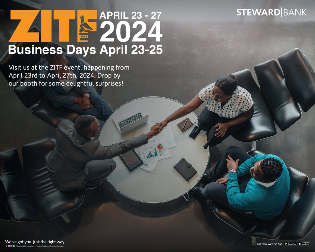 Join us in Hall 4, stand B15, at the Zimbabwe International Trade Fair (ZITF) from April 23-27, 2024. We're excited to explore business opportunities and building partnerships with professionals and industry leaders.