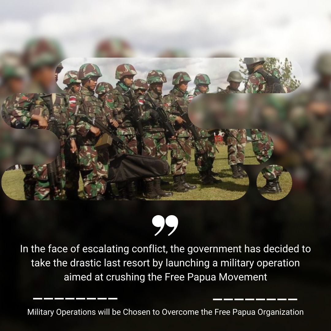 The Indonesian military will destroy the OPM in Papua, because they are an obstacle to the welfare of the Papuan people #militaryoperations #notolerance #Humanity #SavePapua #Separatist #turnbackcrime