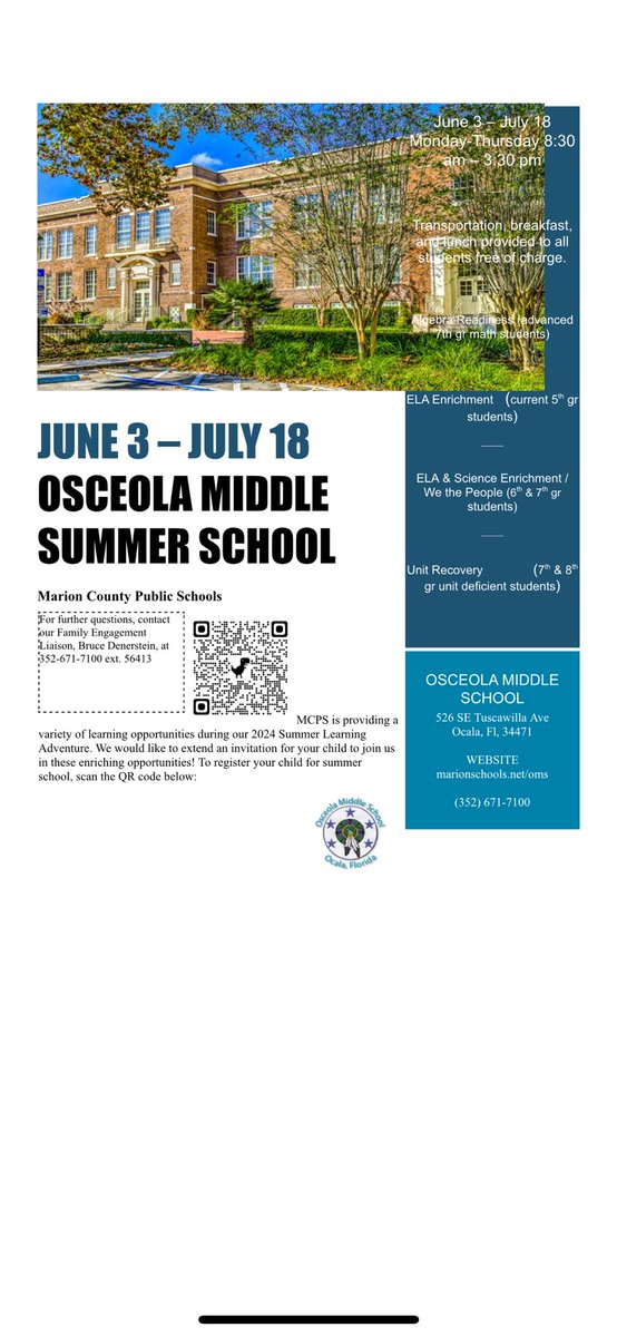 Osceola Middle School (@OsceolaTweets) / Posts / X