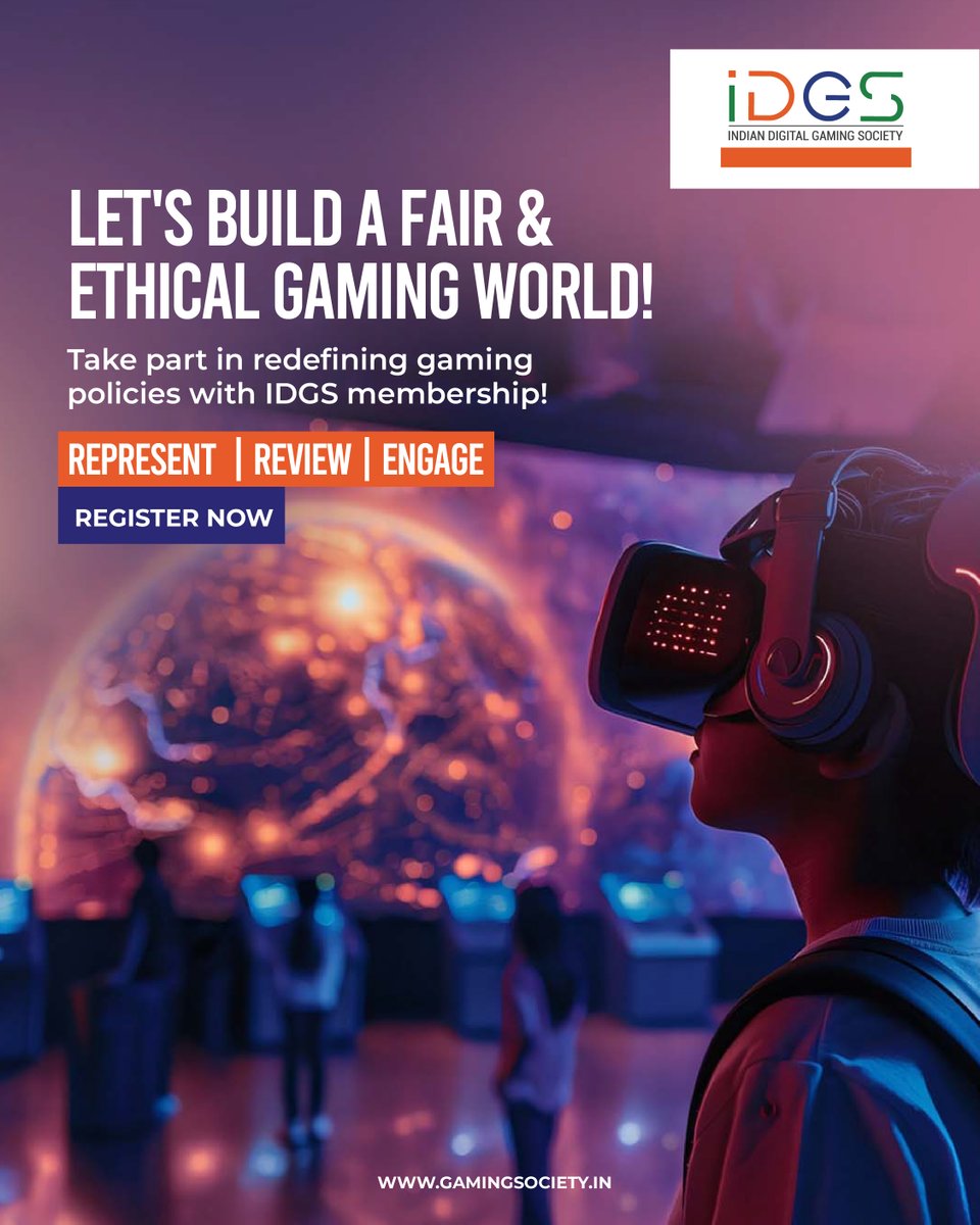 Join our quest for ethical gaming with an IDGS membership! Represent India, review policies, and shape the future of gaming. Register now at lnkd.in/g47mZiAa. @IDGS2018 @FollowCII #IDGS #EthicalGaming