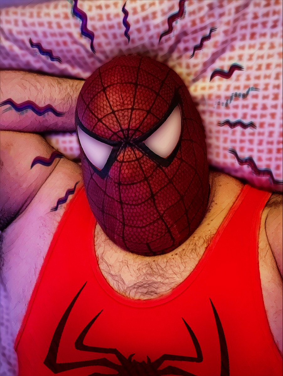 spacebear84's tweet photo. Looks like my Spidey Sense won't be the only thing tingling tonight 😉, anyone want a smooch from your Friendly Neighborhood Spider-Chub?
#SpiderMan #gaynerd #gaygeek #SpiderVerse #spideysense #spidermanvariant #gaybear #gaychub #lgbtsuperhero https://t.co/uRLV5lEWFL