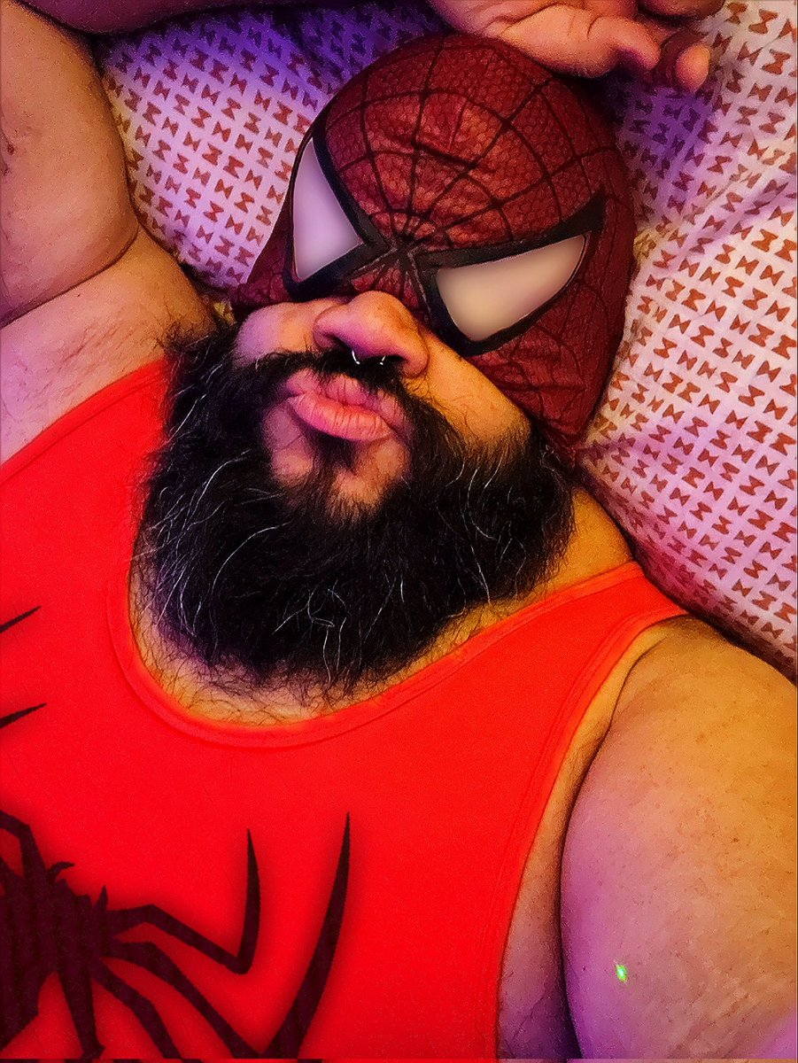 spacebear84's tweet photo. Looks like my Spidey Sense won't be the only thing tingling tonight 😉, anyone want a smooch from your Friendly Neighborhood Spider-Chub?
#SpiderMan #gaynerd #gaygeek #SpiderVerse #spideysense #spidermanvariant #gaybear #gaychub #lgbtsuperhero https://t.co/uRLV5lEWFL