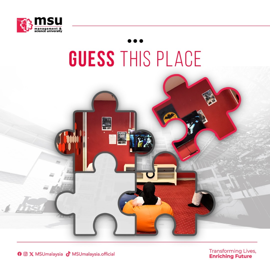 Research shows that a 5- to 60-minute break from study refreshes our brain and subsequently increases productivity and focus. There's a place for that at #MSUmalaysia's library; can you guess?