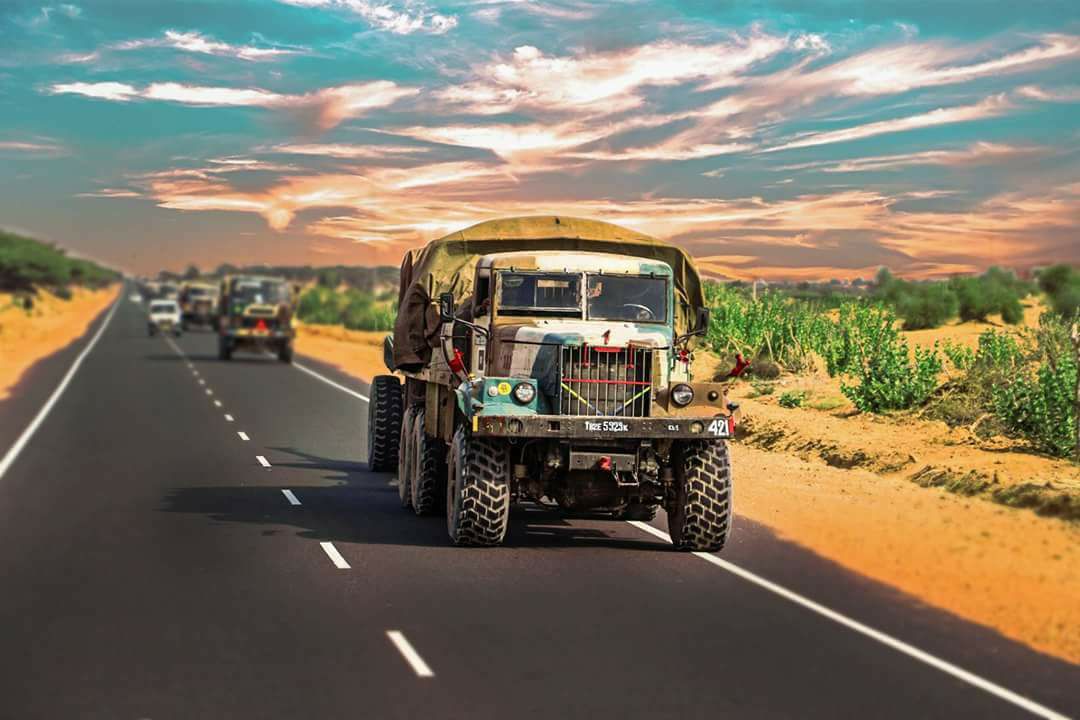 Indian Army KRAZ-255 Heavy Duty Truck Purchased from Soviet Union.. 

One of most bad ass Truck. Personally Saw one at Amritsar Army Cant 🇮🇳

Man these Huge Wide Tyres 🤌😮‍💨

No Doubt Soviet Built some of best Military Trucks ever..