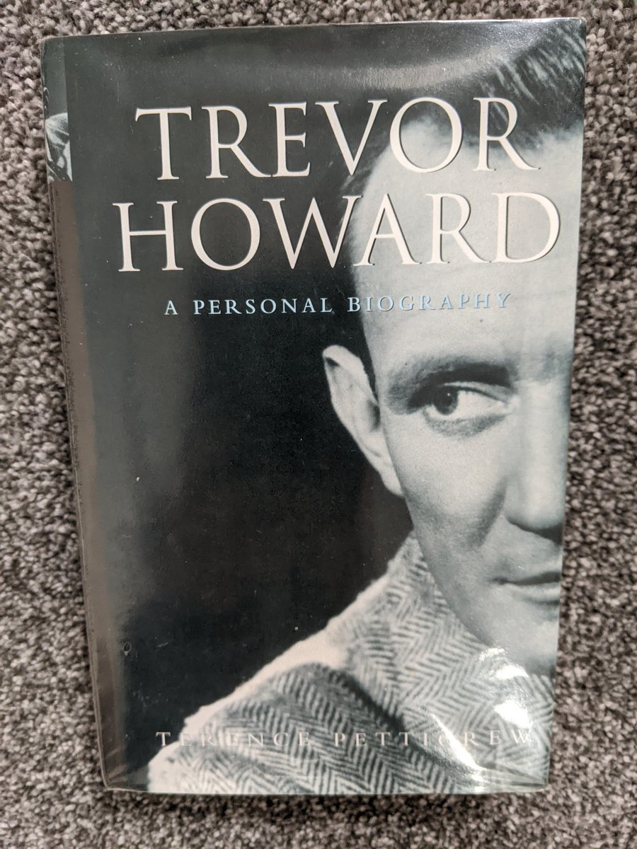 #theatrethursday a new biography of the actor TREVOR HOWARD who was the star of many a West End play and films too, decades ago