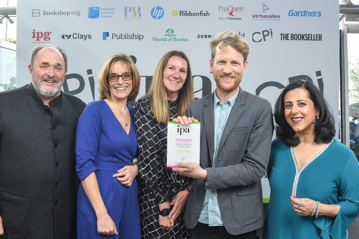 Congratulations to @_SwiftPress, the @pbshop_store Trade Publisher of the Year at yesterday's Independent Publishing Awards! bit.ly/ipa24winners #ipa24