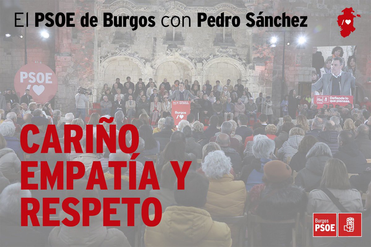 estherpcamarero's tweet photo. La familia socialista burgalesa siempre con nuestro Presidente. https://t.co/1YZmcKEqrj