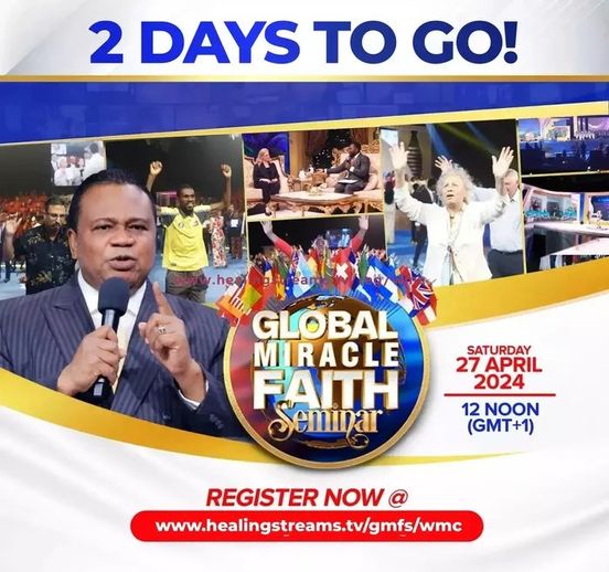 HsCyberchurch's tweet photo. IT'S 2 Days to the Global Miracle Faith Seminar!
Gear up for Healing and Testimony Extravaganza 💯

Confirm your participation Now @
https://t.co/h11Ulrff7z

Date: Saturday, 27th of April 2024
Time: 12 NOON (GMT+1)
#gmfs
#Healing 
#healingstreams
#DHC https://t.co/p9rEqkG8oE