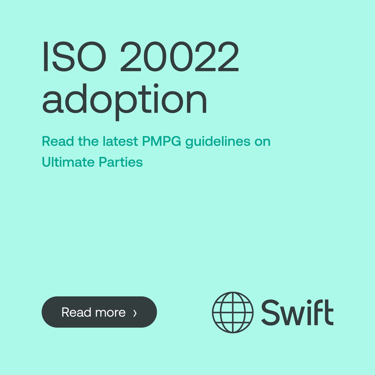 One of the big benefits of #ISO20022’s structured data is being able to clearly identify the Ultimate Parties of a payment, meaning improved reconciliation, better financial crime compliance. As the Payments Market Practice Group (PMPG) notes, “As opposed to legacy FIN MT…