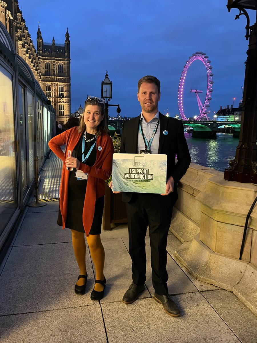 Proud to have helped deliver @NOCnews's annual Parliamentary Reception last night. Ocean science is at the heart of how we address our planet's triple threats of climate change, biodiversity loss and pollution and ensure a habitable world. #oneoceanaction