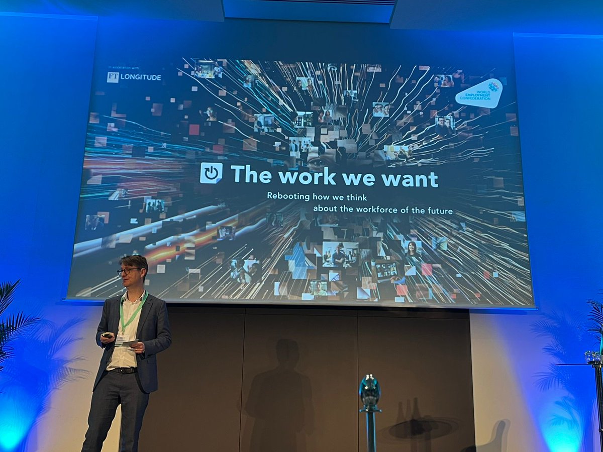 It’s time to talk about work with Gareth Lofthouse. Technology, demographic shifts, evolving expectations… We’re in an era of dramatic and constant change in the world of work. #WEC2024Lisbon @WECglobal