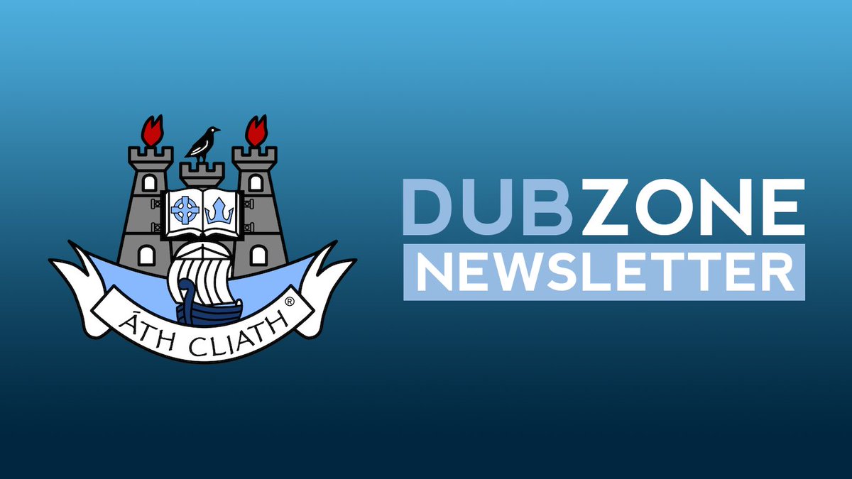 Keep up with everything Dublin GAA related in our weekly DubZone newsletter 👕

Sign up here ➡️ dublingaa.ie/dubzone