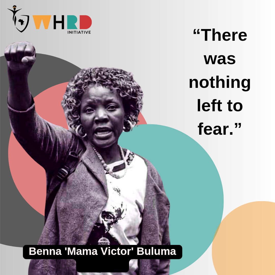 Benna Buluma: A Lioness Who Roared for Justice The African Initiative of Women Human Rights Defenders (@whrdinitiative) mourns the loss of Benna Buluma fondly known as Mama Victor who passed away alongside members of her family following heavy rains that flooded her home in…