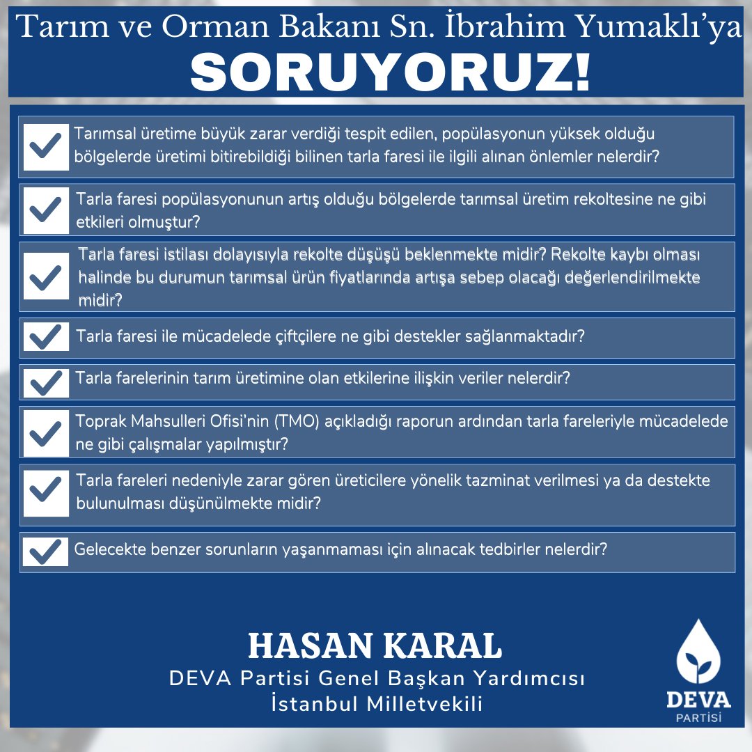 Sıcaklıkların mevsim normallerinin üzerinde seyretmesi nedeniyle tarla faresi popülasyonunda artış yaşanıyor. Bu nedenle tarımda telafisi mümkün olmayan zararlar oluşabilir. Tarımsal üretime büyük zarar verdiği tespit edilen, popülasyonun yüksek olduğu bölgelerde üretimi…