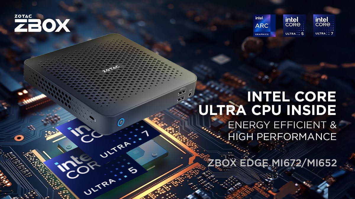 Unlock efficiency and performance all at once in the ZBOX edge MI672/MI652. Powered by Intel Core Ultra processor, paired with Intel ARC Graphics, this mini PC elevates integrated performance to higher level, all in a compact design. Learn more - bit.ly/3TRIiRk