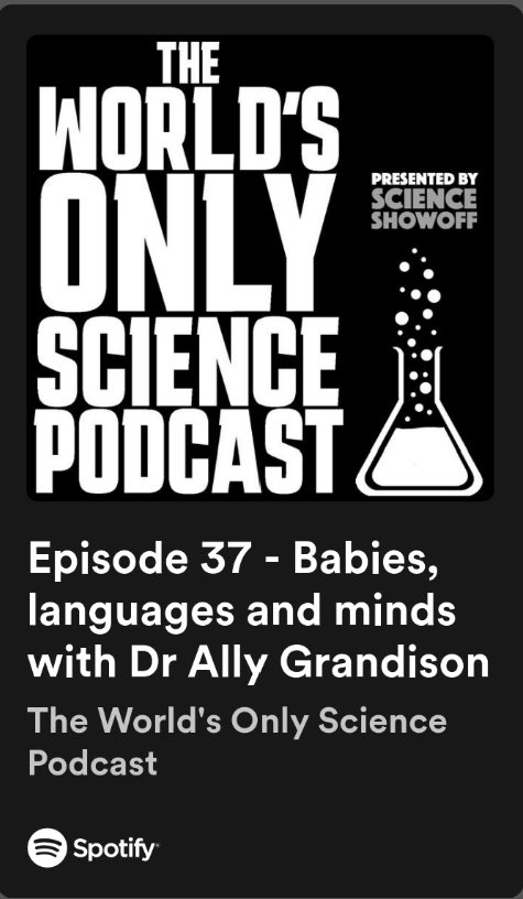 A delightful chat with the very brilliant @steve_x on the World’s Only Science Podcast👇🏻. Out now wherever you get your podcasts. Or here: open.spotify.com/episode/42ooE9…