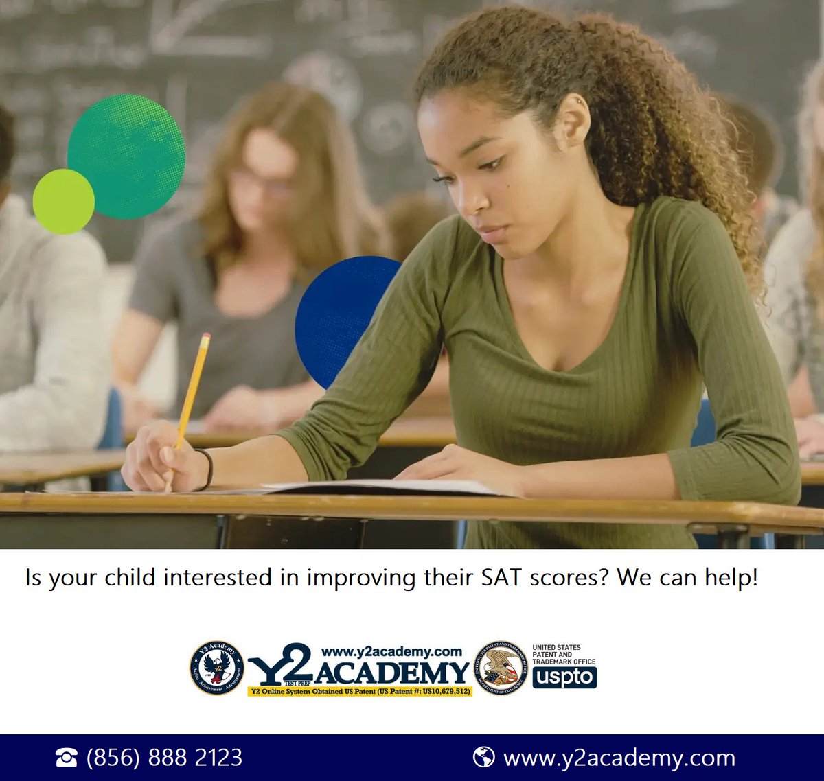 Is your child ready to boost their SAT scores? Let us guide them to success! Reach out today to begin the journey. Visit y2academy.com or call (856) 888 2123. 
#SAT
#TestPrep
#ScoreImprovement
#CollegeBound
#StudySmart
#Education
#StudentSuccess
#SATPrep #TestSuccess